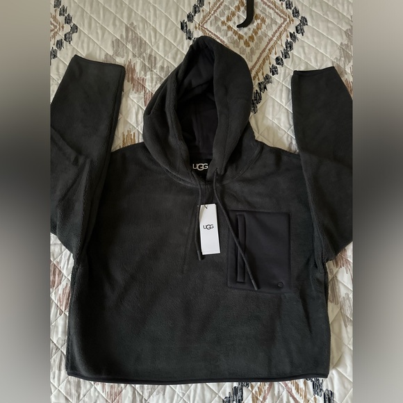 UGG Women's Myley Sherpa Hoodie color Gray size Medium. NWT - Picture 5 of 13